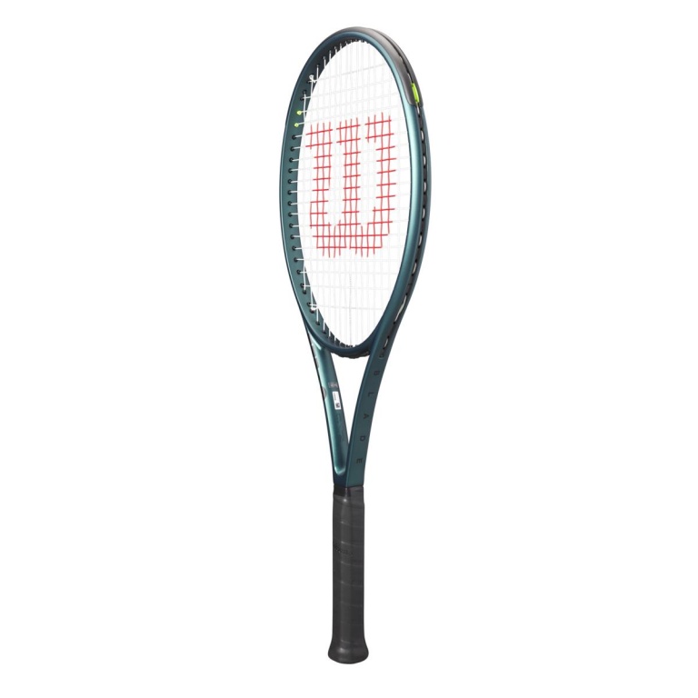 Wilson Tennis Racket Blade 100UL v9 100in/265g/Allround 2024 emerald green - strung -